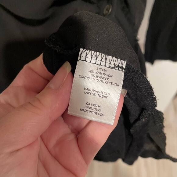 Anthropologie Dolan “tshirt” black cardigan medium - Picture 7 of 8